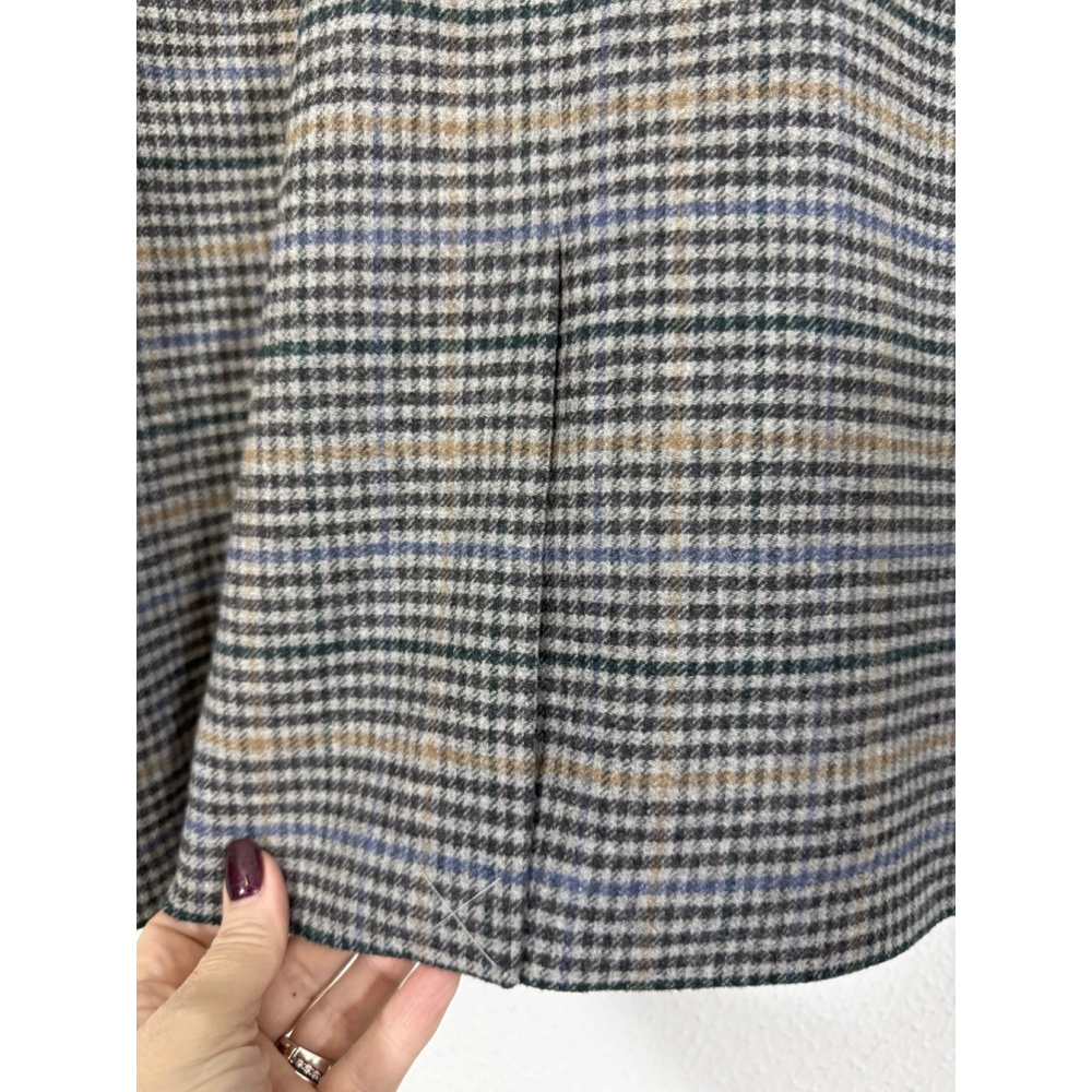 Madewell Dorset Plaid Wool Blend Blazer Size XL Women Oversized Academia Preppy - Picture 11 of 11